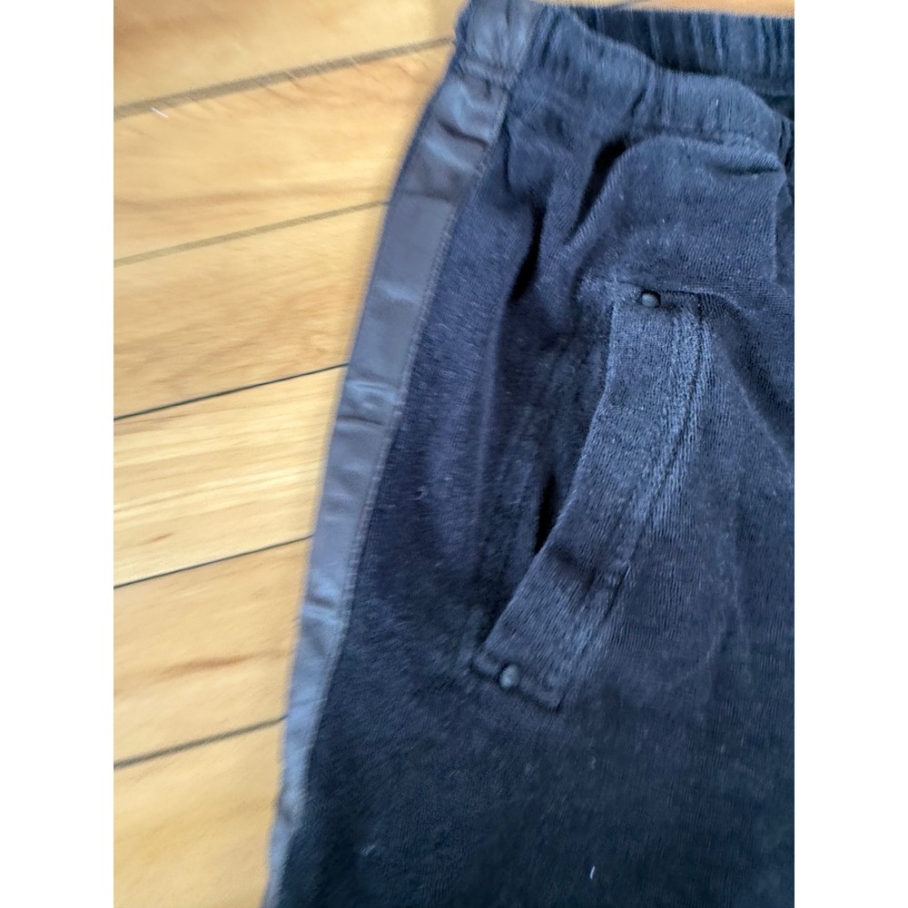 Jamie Sadock terry cloth pull-on golf capris black with stripe - Picture 6 of 8